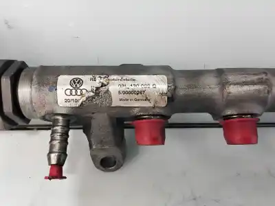 Peça sobressalente para automóvel em segunda mão régua / rampa de injetores por audi q5 (8r) 2.0 tdi (125kw) referências oem iam 03l130089q