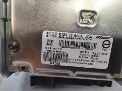 Second-hand car spare part SOUND AMPLIFIER for MAZDA CX-5 Center-Line 2WD OEM IAM references K12366A20A   Second-hand car spare part SOUND AMPLIFIER for MAZDA CX-5 Center-Line 2WD OEM IAM references K12366A20A