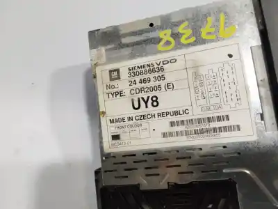 İkinci el araba yedek parçası SES SISTEMI / RADYO CD için OPEL VIVARO  OEM IAM referansları   