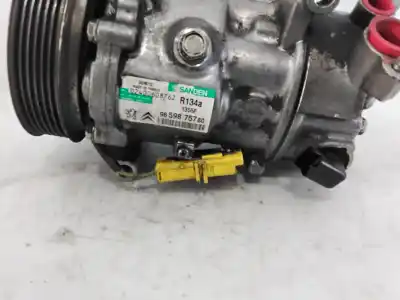 Peça sobressalente para automóvel em segunda mão compressor de ar condicionado a/a a/c por peugeot 207 cc 1.6 16v referências oem iam 9659875780  