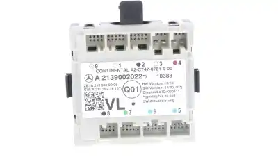 Автозапчасти б/у закрытый распределительный щит за mercedes-benz clase c (w205) lim. c 220 d (205.014) 194 cv / 143 kw ссылки oem iam a2139002022