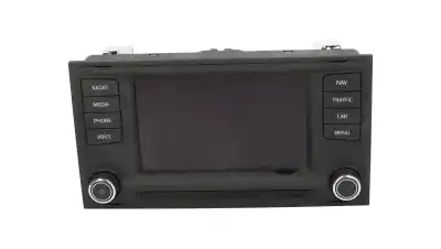 Автозапчастина б/у багатофункційний дисплей для seat leon (5f1) 2.0 tdi посилання на oem iam 5f0919603a  