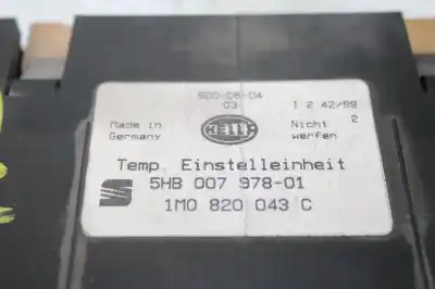 Peça sobressalente para automóvel em segunda mão Comando De Sofagem (chauffage / Ar Condicionado)  por SEAT LEON (1M1) * Referências OEM IAM 1M0820043C  