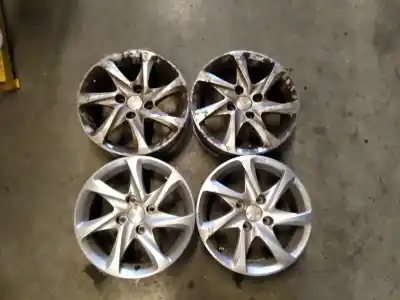 Peça sobressalente para automóvel em segunda mão jogo de jantes por peugeot 208 access referências oem iam   