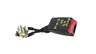 Second-hand car spare part CENTER REAR SEAT BELT BUCKLE for VOLKSWAGEN POLO (9N1) * OEM IAM references 6Q0857488C  
