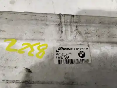 İkinci el araba yedek parçası INTERCOOLER için BMW SERIE 1 BERLINA (E81/E87) 116i OEM IAM referansları 7524916-08  