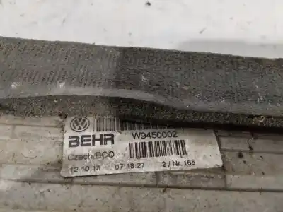 Pezzo di ricambio per auto di seconda mano INTERCOOLER per VOLKSWAGEN POLO V (6R1, 6C1) 1.6 TDI Riferimenti OEM IAM W9450002  