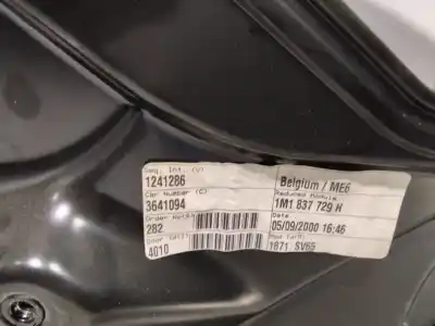 Автозапчастина б/у регулятор вікна передній лівий для seat toledo (1m2) select посилання на oem iam 1m1837729h