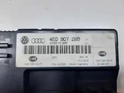 Автозапчастина б/у електронний модуль для audi a8 (4e2) 3.0 v6 24v tdi посилання на oem iam 4e0907289  