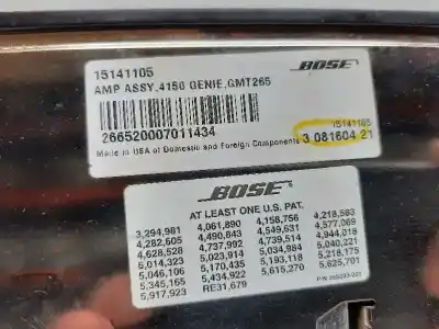 Автозапчастина б/у електронний модуль для cadillac srx v6 elegance посилання на oem iam 15141105  
