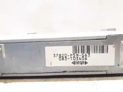 İkinci el araba yedek parçası ecu motor kontrol cihazi için honda prelude (bb6/8/9) 2.2 vti vtec (147kw) oem iam referansları 37820p5mg63  