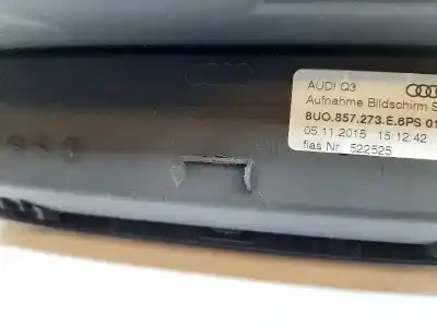 Pezzo di ricambio per auto di seconda mano display multifunzione per audi q3 (8ug) sport quattro riferimenti oem iam 8u0857273e  