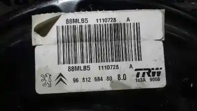Автозапчастина б/у гальмівний серво для citroen berlingo multispace (b9) 1.6 hdi 75 16v посилання на oem iam 9681268480 88mlb5 