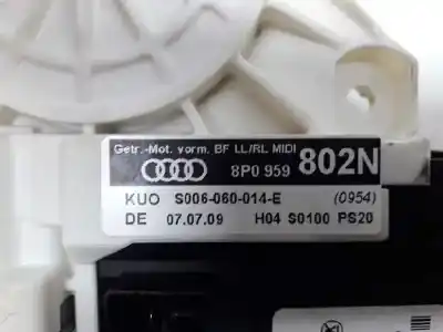 Автозапчастина б/у двигатель переднього правого скла для audi a3 (8p) 1.9 tdi посилання на oem iam 8p0959802n  