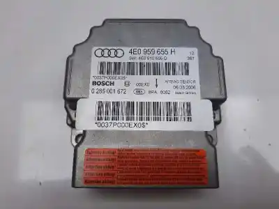 Автозапчастина б/у блок управління подушками безпеки для audi a8 (4e2) 3.0 v6 24v tdi посилання на oem iam 4e0959655h  0285001672
