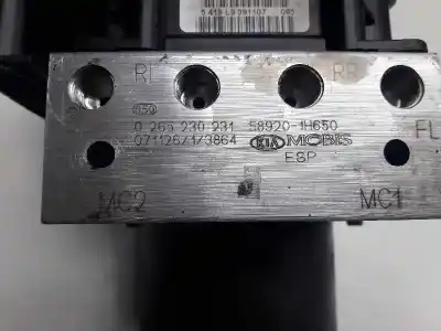Second-hand car spare part abs for kia cee´d active oem iam references 0265230231 589201h650 0265950938
