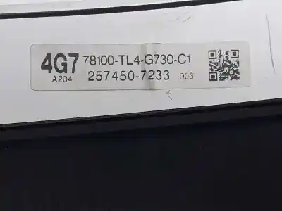 Автозапчастина б/у панель інструментів для honda accord tourer (cw) luxury посилання на oem iam 78100tl4g730c1  2574507233