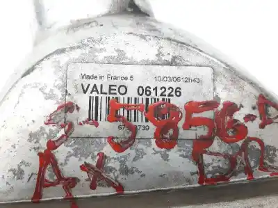 Second-hand car spare part right headlight for citroen ax 1.1 oem iam references 061226  