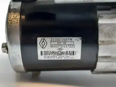 Peça sobressalente para automóvel em segunda mão motor de arranque por renault clio iv limited referências oem iam 233000557r  m000td0372ze