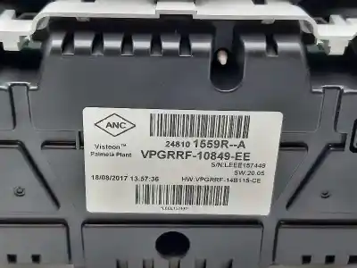 Peça sobressalente para automóvel em segunda mão quadrante por renault clio iv limited referências oem iam 248101559r  vpgrrf10849ee