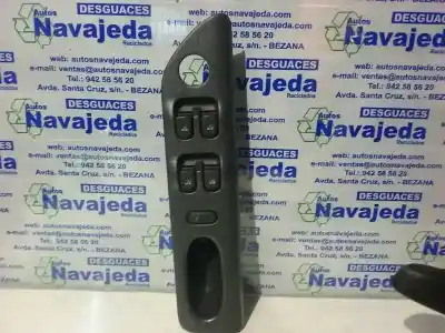 Peça sobressalente para automóvel em segunda mão botão / interruptor elevador vidro dianteiro esquerdo por renault laguna (b56) 1.9 dci diesel cat referências oem iam 7701707064