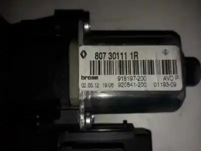Second-hand car spare part right front window motor for renault fluence dynamique oem iam references 807301111r 965368200 918197200