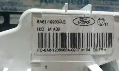 Peça sobressalente para automóvel em segunda mão comando de sofagem (chauffage / ar condicionado)  por ford fiesta (cb1) trend referências oem iam 8a6119980ag  