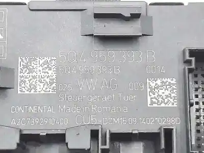 Автозапчастина б/у електронний модуль для skoda octavia combi (5e5) elegance посилання на oem iam 5q4959393b  