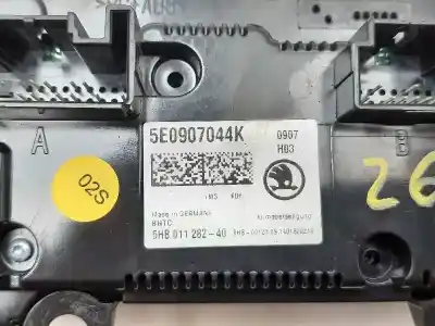 İkinci el araba yedek parçası iklim kontrolü için skoda octavia combi (5e5) elegance oem iam referansları 5e0907044k  