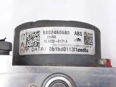 Pezzo di ricambio per auto di seconda mano abs per citroen c3 picasso exclusive riferimenti oem iam 9802460680  10091511673