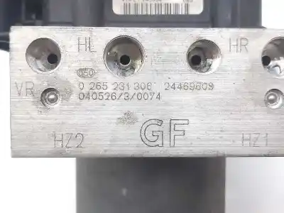 Peça sobressalente para automóvel em segunda mão abs por opel corsa c cosmo referências oem iam 24469609 0265800303 0265231306