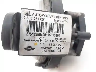 Pezzo di ricambio per auto di seconda mano fendinebbia sinistra per mini mini (r56) cooper d riferimenti oem iam 275129504  0305071001