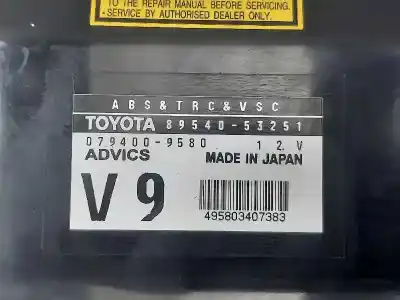 Автозапчасти б/у электронный модуль за lexus is200 (ds2/is2) 220d ссылки oem iam 8954053251  0794009580