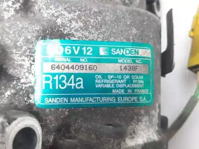 Peça sobressalente para automóvel em segunda mão compressor de ar condicionado a/a a/c por peugeot 206 berlina xr referências oem iam 1438f  sd6veaf