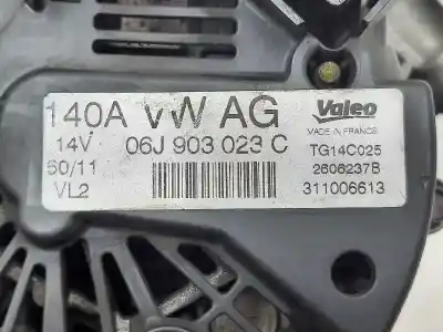 Peça sobressalente para automóvel em segunda mão alternador por seat leon (1p1) reference copa referências oem iam 06j903023c  