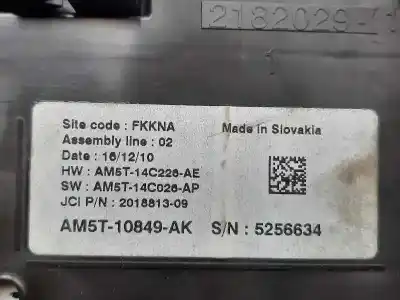 Second-hand car spare part dashboard for ford c-max trend oem iam references am5t10849ak  