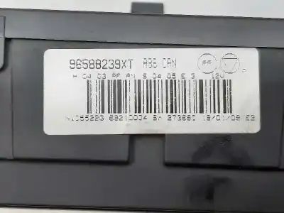 Peça sobressalente para automóvel em segunda mão comando de sofagem (chauffage / ar condicionado)  por citroen c3 1.4 hdi cool referências oem iam 96588239xt  