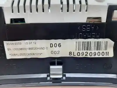 Recambio de automóvil de segunda mano de cuadro instrumentos para audi a3 (8l) 1.9 tdi ambiente referencias oem iam 8l0920900m  