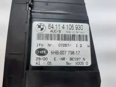 Peça sobressalente para automóvel em segunda mão comando de sofagem (chauffage / ar condicionado) por bmw serie 3 coupe (e46) 320 ci referências oem iam 64114106930  4106930
