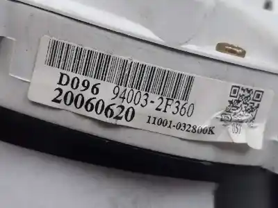 Pezzo di ricambio per auto di seconda mano pannello degli strumenti per kia cerato 1.6 crdi 03-07 riferimenti oem iam 940032f360  