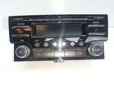Second-hand car spare part audio system / radio cd for nissan pulsar (c13) tekna oem iam references 281853zl1a