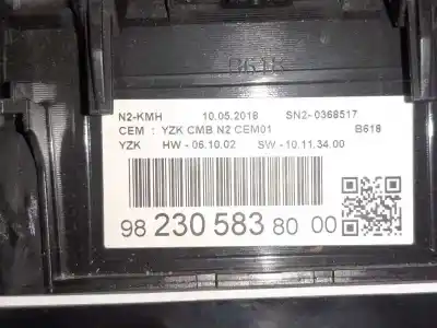 Peça sobressalente para automóvel em segunda mão quadrante por citroen c3 feel referências oem iam 9823058380  
