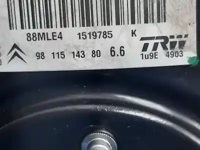 Peça sobressalente para automóvel em segunda mão servo freio por citroen c3 feel referências oem iam 9811514380  