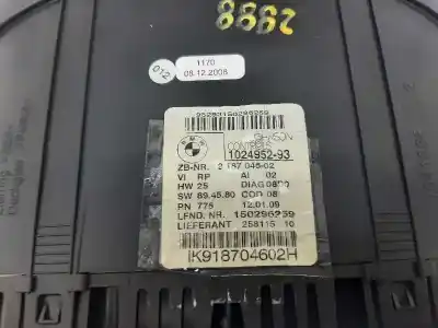 Peça sobressalente para automóvel em segunda mão quadrante por bmw serie 1 berlina (e81/e87) 118d referências oem iam 918704602  