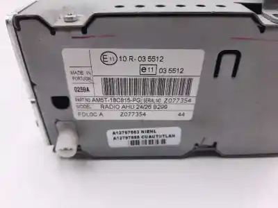 Peça sobressalente para automóvel em segunda mão sistema de áudio / rádio cd por ford fiesta (ccn) ambiente referências oem iam 18c815  