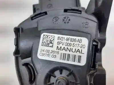 Second-hand car spare part accelerator pedal for ford fiesta (ccn) ambiente oem iam references 8v219f836ab c95ye 6pv00951720