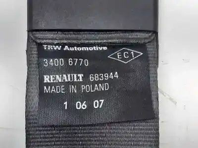 Автозапчасти б/у центральный задний ремень безопасности за renault clio iii luxe privilege ссылки oem iam 33056057d 683944 34006770
