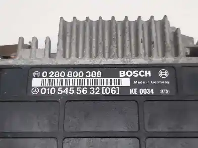 Peça sobressalente para automóvel em segunda mão centralina de motor uce por mercedes-benz clase c (w201) berlina 1.8 e 190 (201.018) referências oem iam 0280800388  0105455632