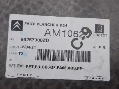 Pièce détachée automobile d'occasion plage arrière pour peugeot 2008 (p1) 1.5 blue + hdi fap références oem iam 98257388zd  