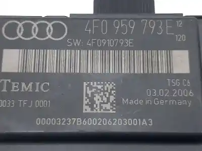 Second-hand car spare part central locking pump for audi a6 avant (4f5) 3.0 v6 24v tdi oem iam references 4f0959793e  4f0910793e